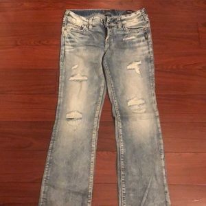 Suki silver jeans